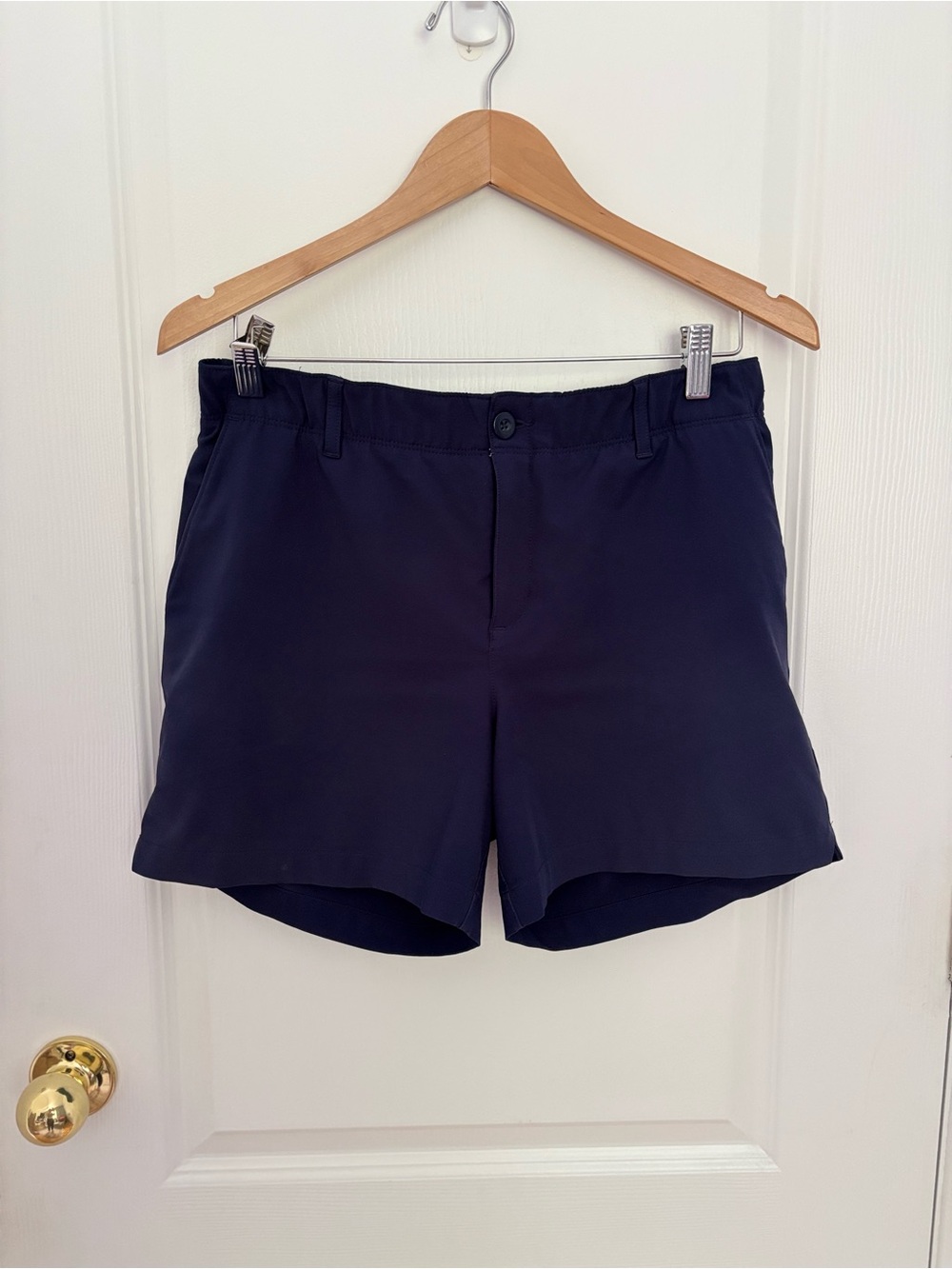 Under Armour Golf Shorts Navy Blue Size 10 Stretch Performance